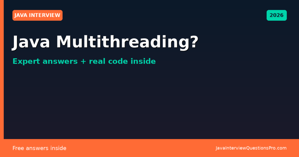 2026 Top Java Interview Questions for 5 Years Experienced (With Answers ...